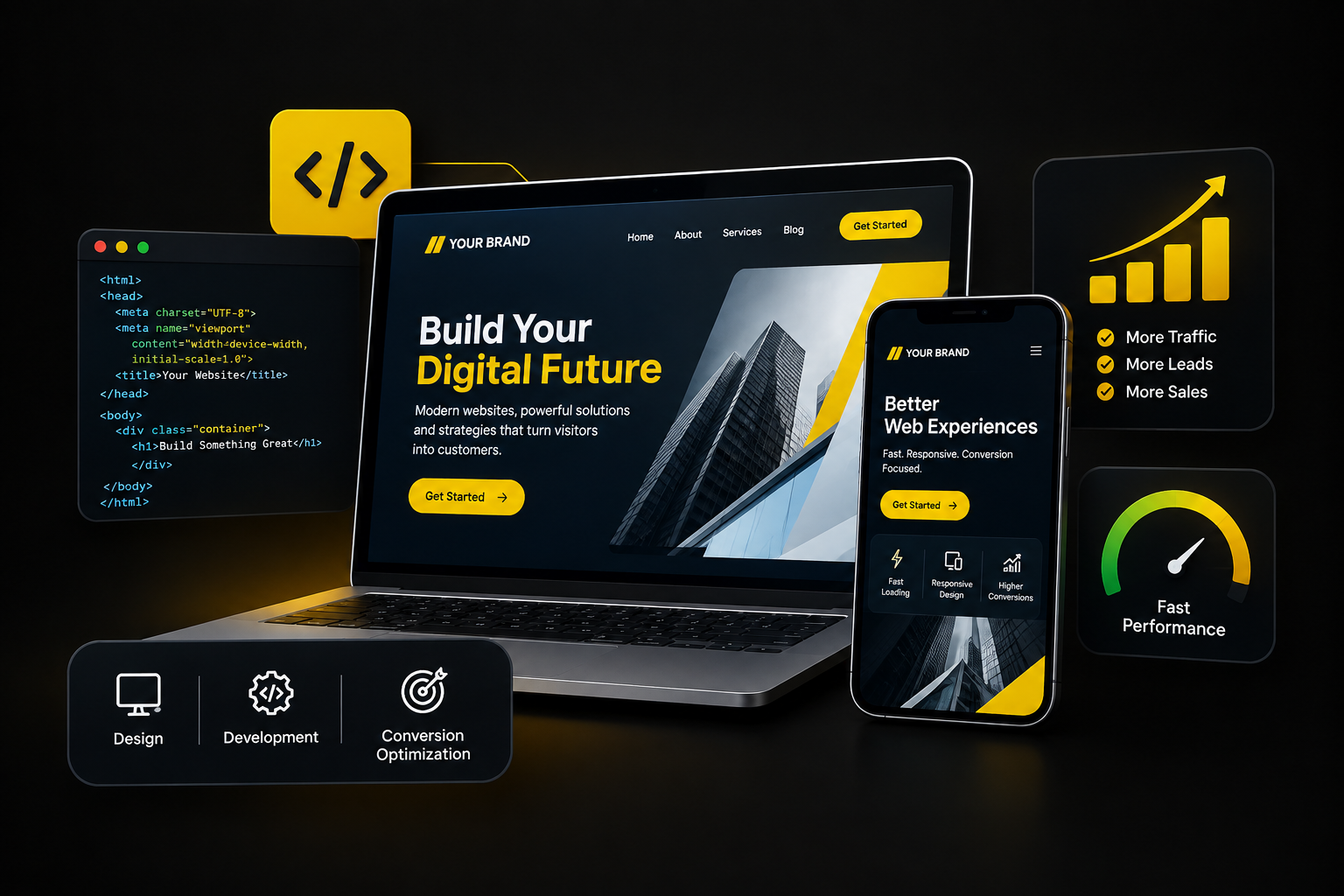 Website Design, Development & Conversion Optimization
